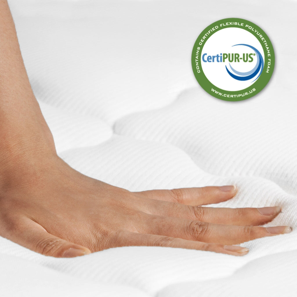 Matelas hybride en mousse à mémoire de forme 10 pouces - Soutien mi-ferme avec ressorts renforcés pour soulager les points de pression, certifié CertiPUR-US