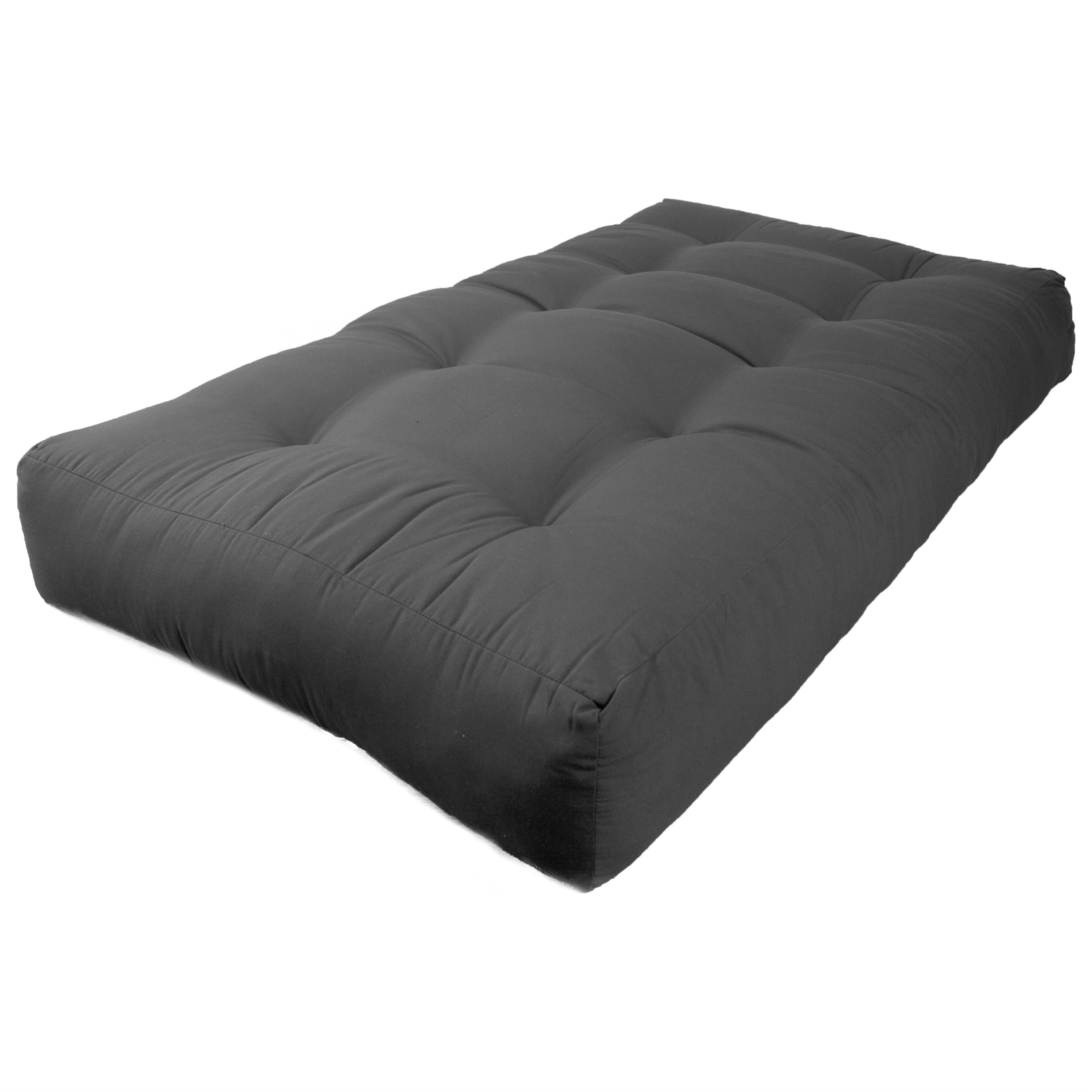 Matelas futon en sergé de 25 cm d'épaisseur (simple, double ou queen)