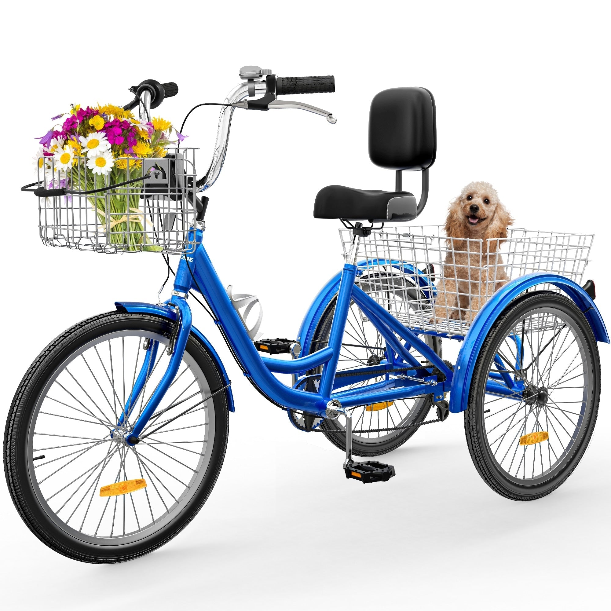 26 Tricycles pour adultes à 3 roues, 7 vitesses