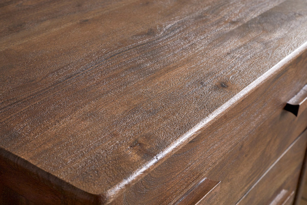 Commode Anbu en acacia - Noyer lavé