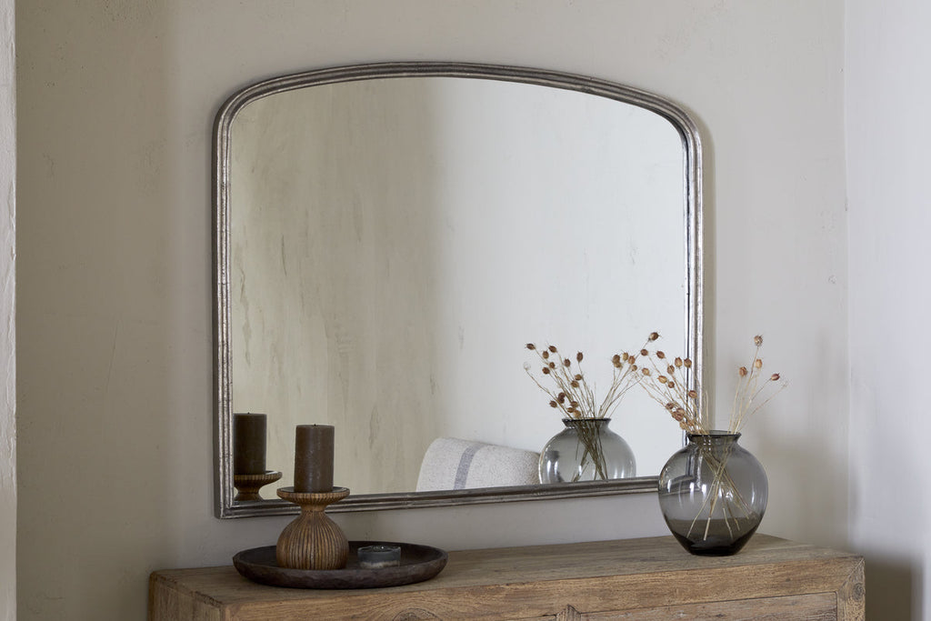 Miroir mural Almora - Nickel antique