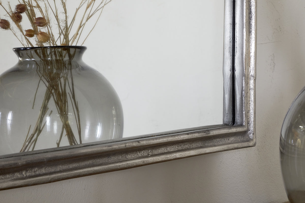 Miroir mural Almora - Nickel antique