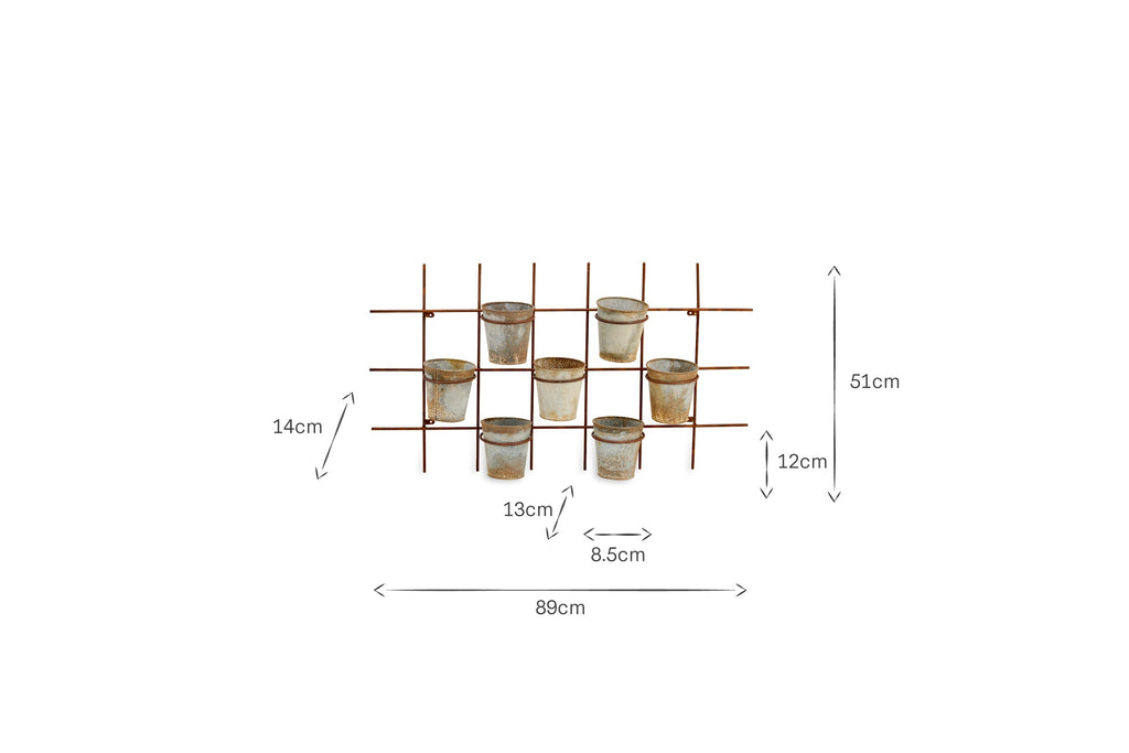 Jardinière murale Abari