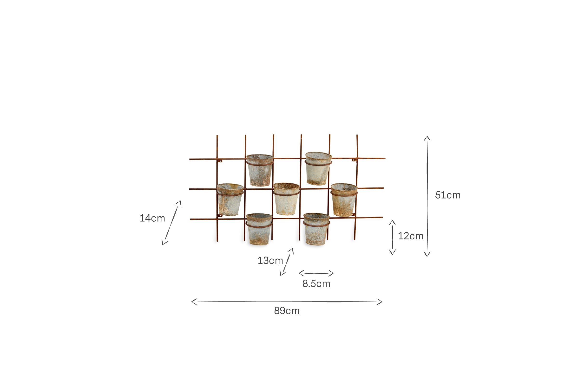 Jardinière murale Abari