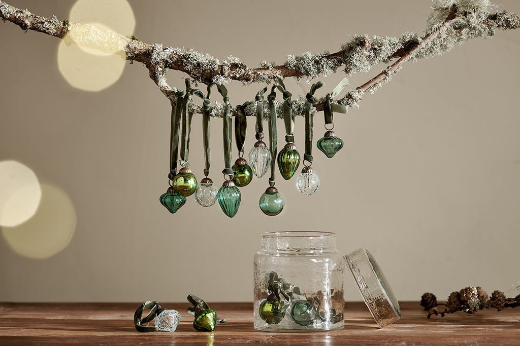 Pot à boules Adisa - Vert et transparent assortis (Lot de 16)