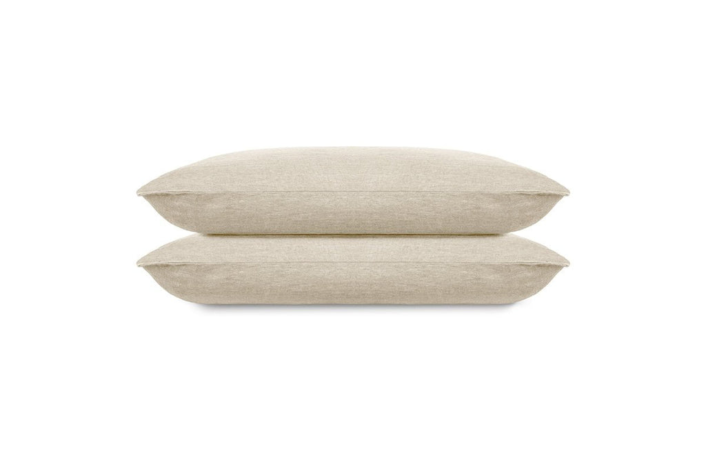 Paire de taies d'oreiller Adya Linen Housewife - Naturel