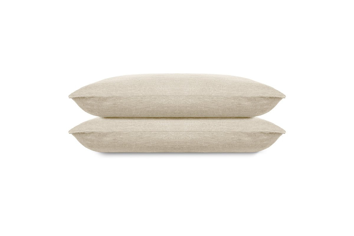 Paire de taies d'oreiller Adya Linen Housewife - Naturel