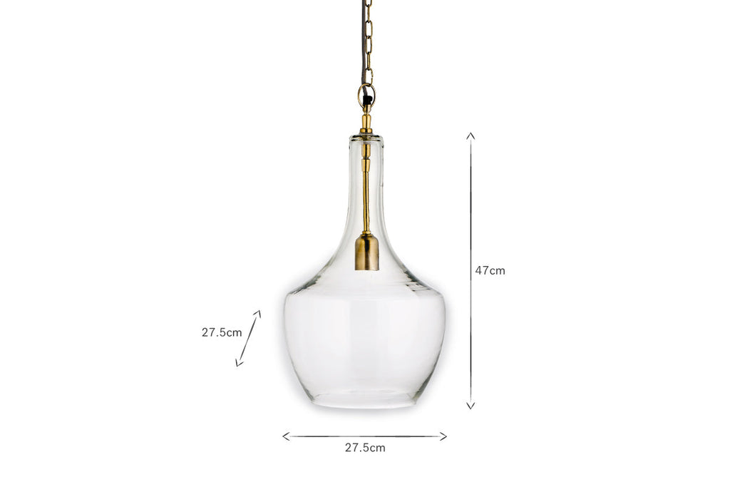 Pendentif Agatarla en verre recyclé - Petit