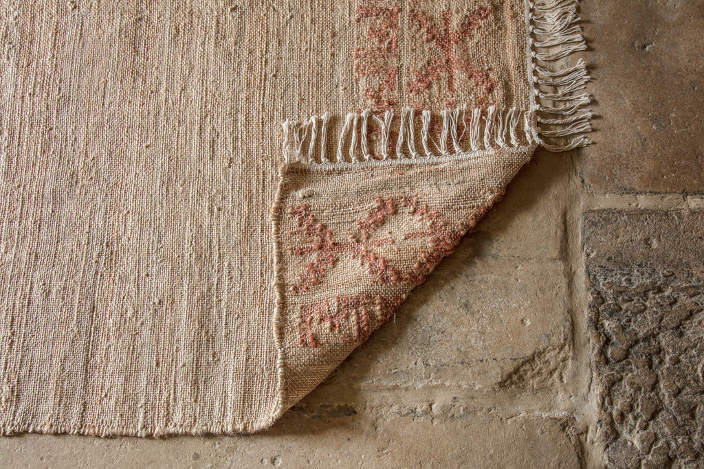 Tapis Akari en jute et coton - Naturel