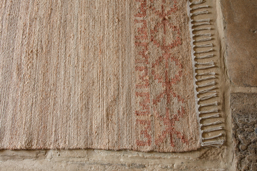 Tapis Akari en jute et coton - Naturel