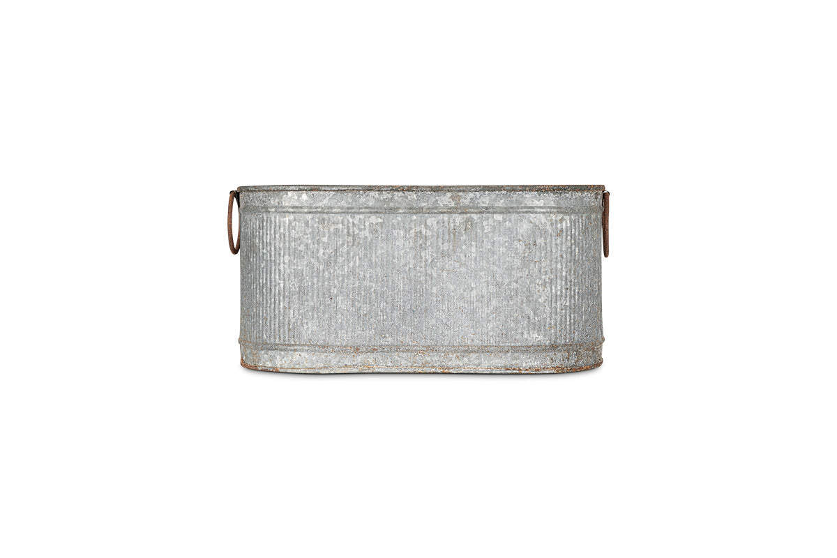 Jardinière Akasa Trough - Zinc