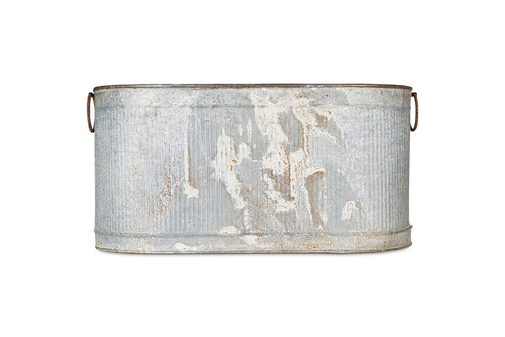 Jardinière Akasa Trough - Zinc