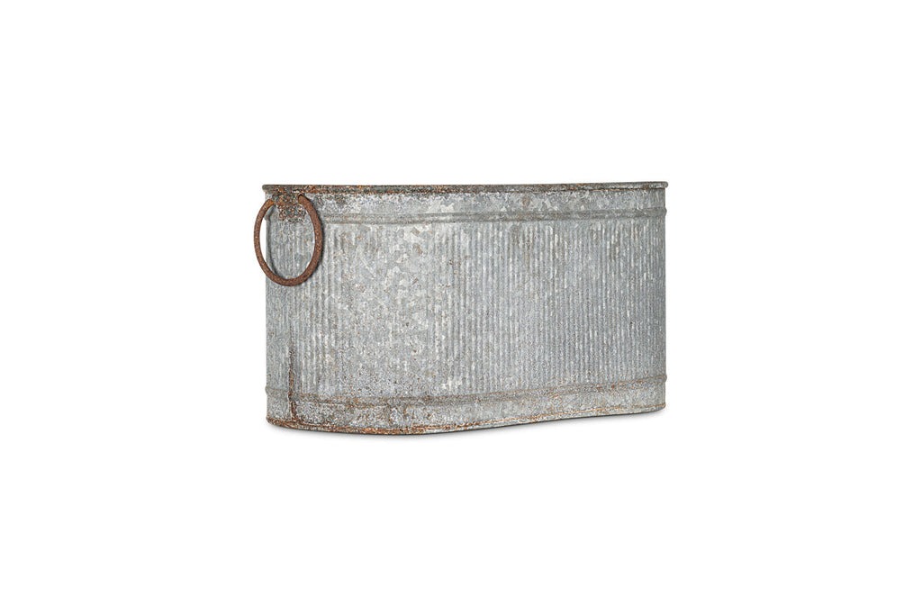 Jardinière Akasa Trough - Zinc