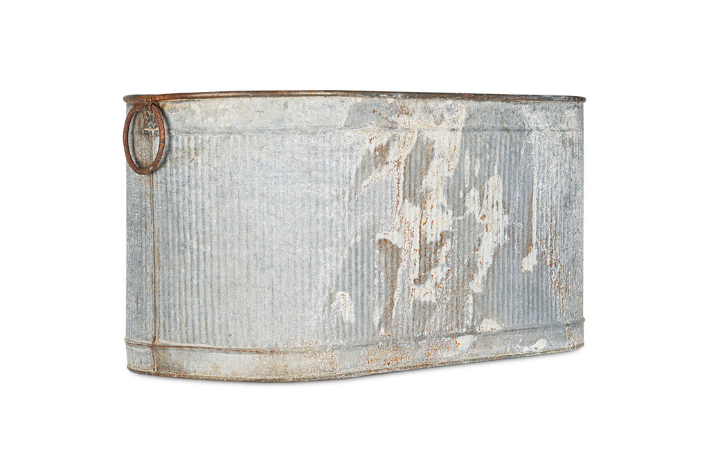 Jardinière Akasa Trough - Zinc