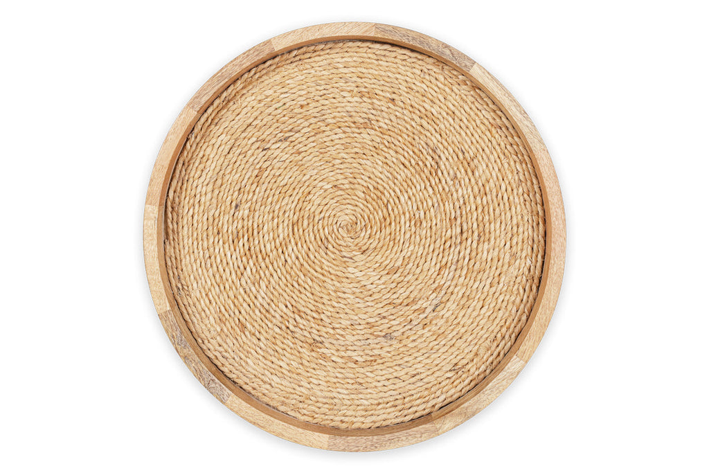 Plateau en bois de manguier Akila - Naturel