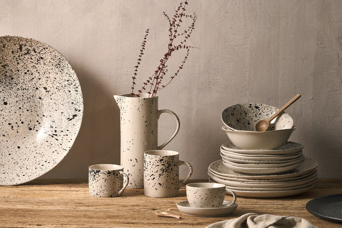 Tasse et soucoupe Ama - Éclaboussures