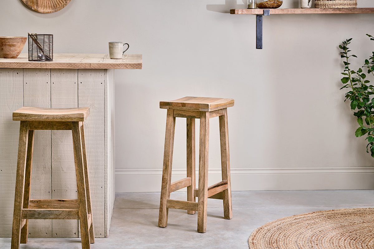 Tabouret en bois Ambi - Haut