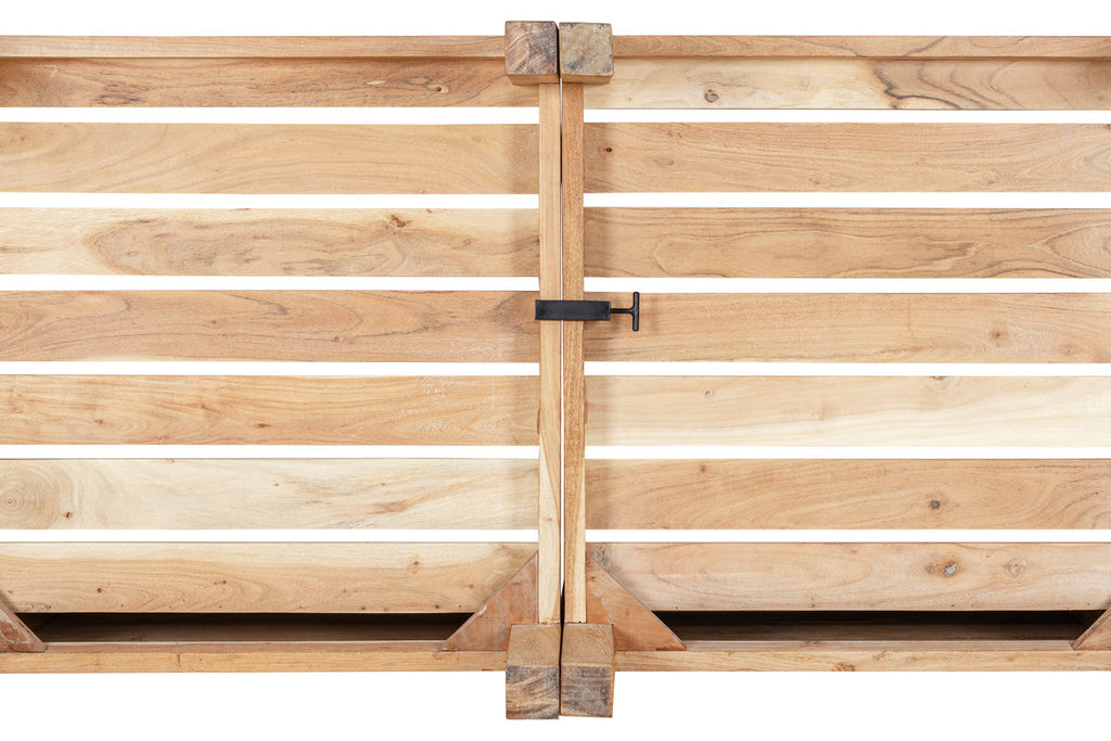 Extension modulaire en acacia Anbarasi - Naturel