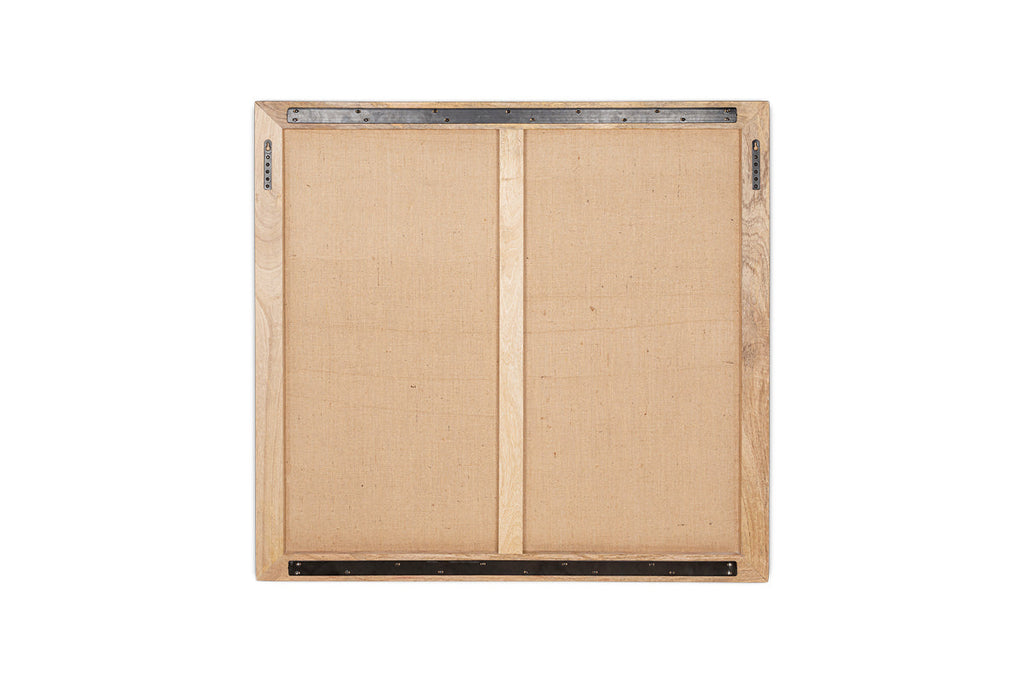 Tête de lit capitonnée en lin Anesha - Vert olive