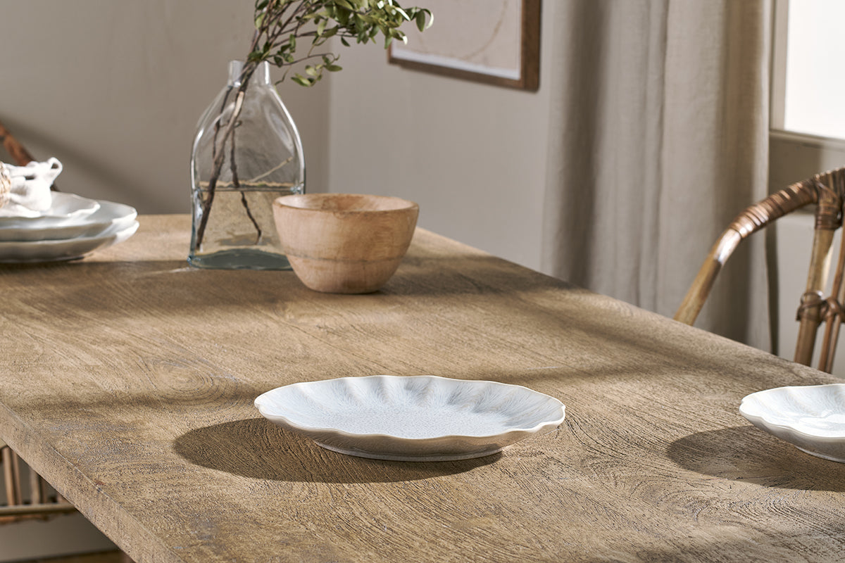 Assiette à accompagnement Aruvi - Crème