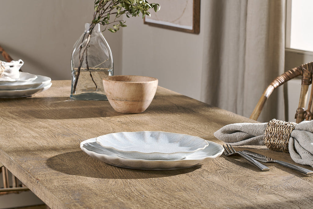 Assiette à accompagnement Aruvi - Crème