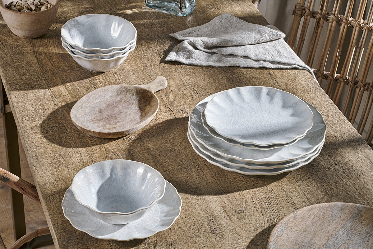 Assiette à accompagnement Aruvi - Crème