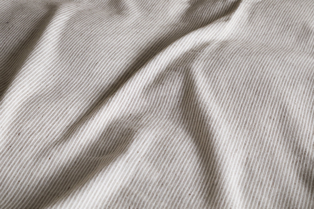 Housse de couette Borba en chanvre et coton - Espresso