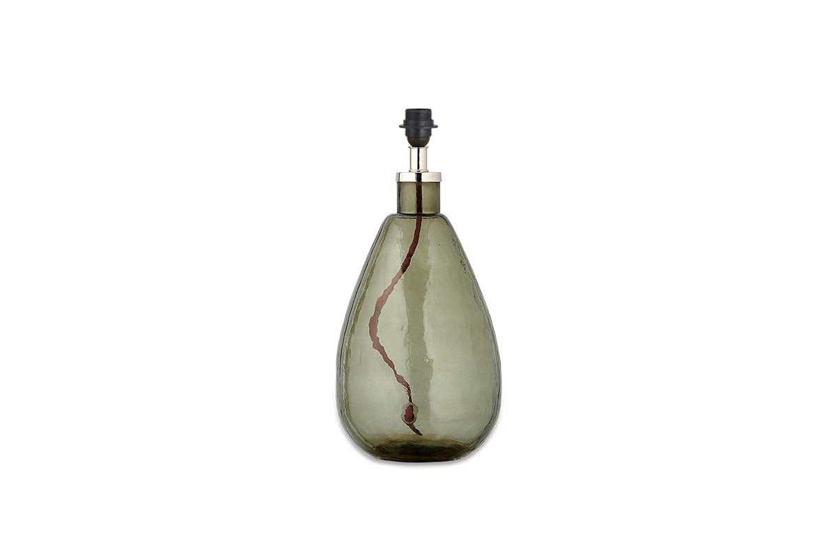 Lampe Baba en verre recyclé - Verte - Petite et haute