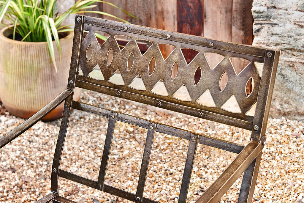 Chaise décorative en fer Bahula