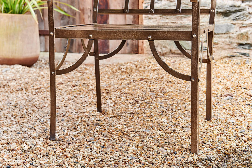 Chaise décorative en fer Bahula