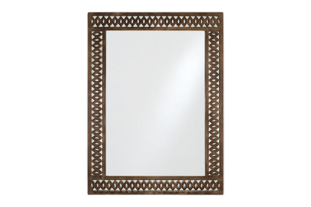 Miroir décoratif d'extérieur Bahula - Rouille