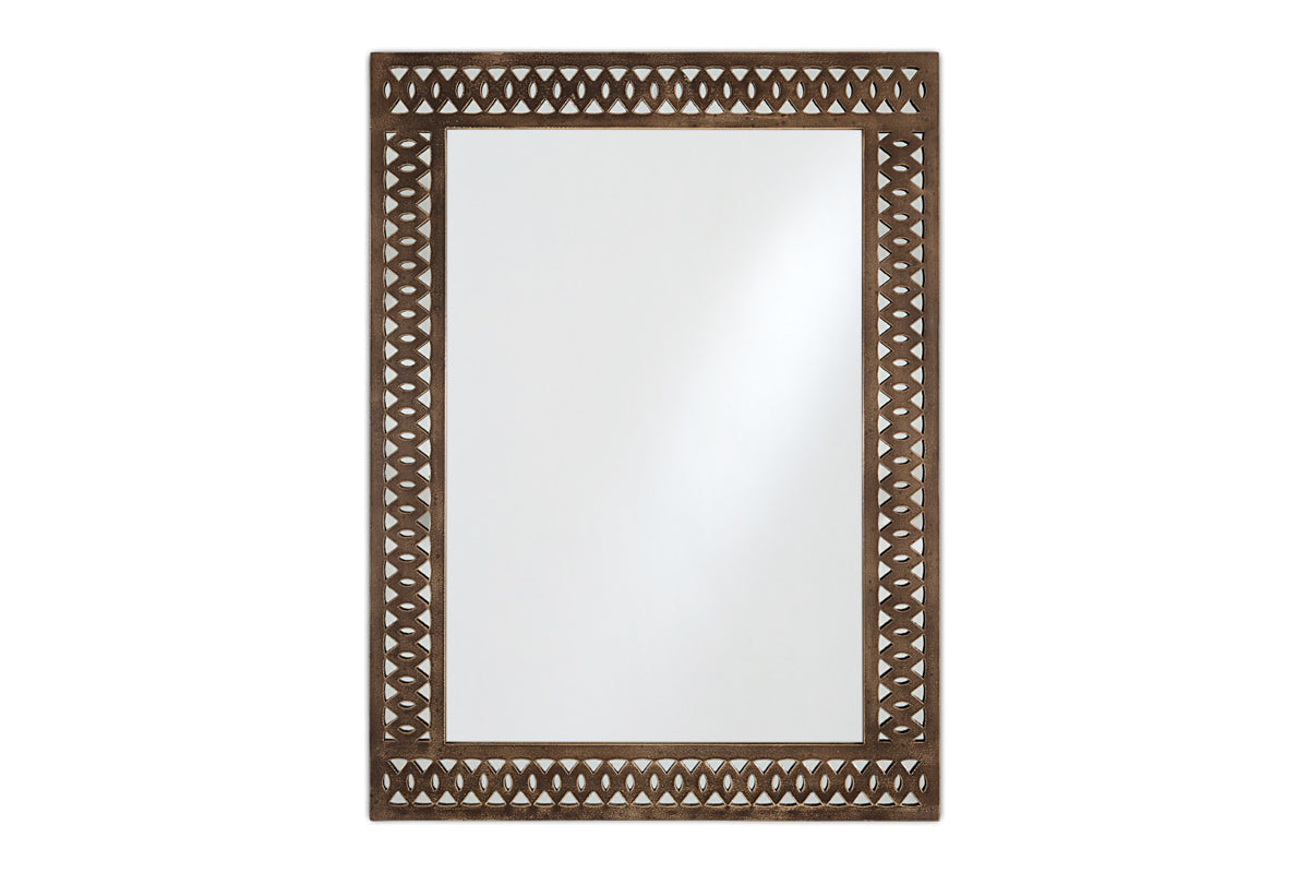 Miroir décoratif d'extérieur Bahula - Rouille