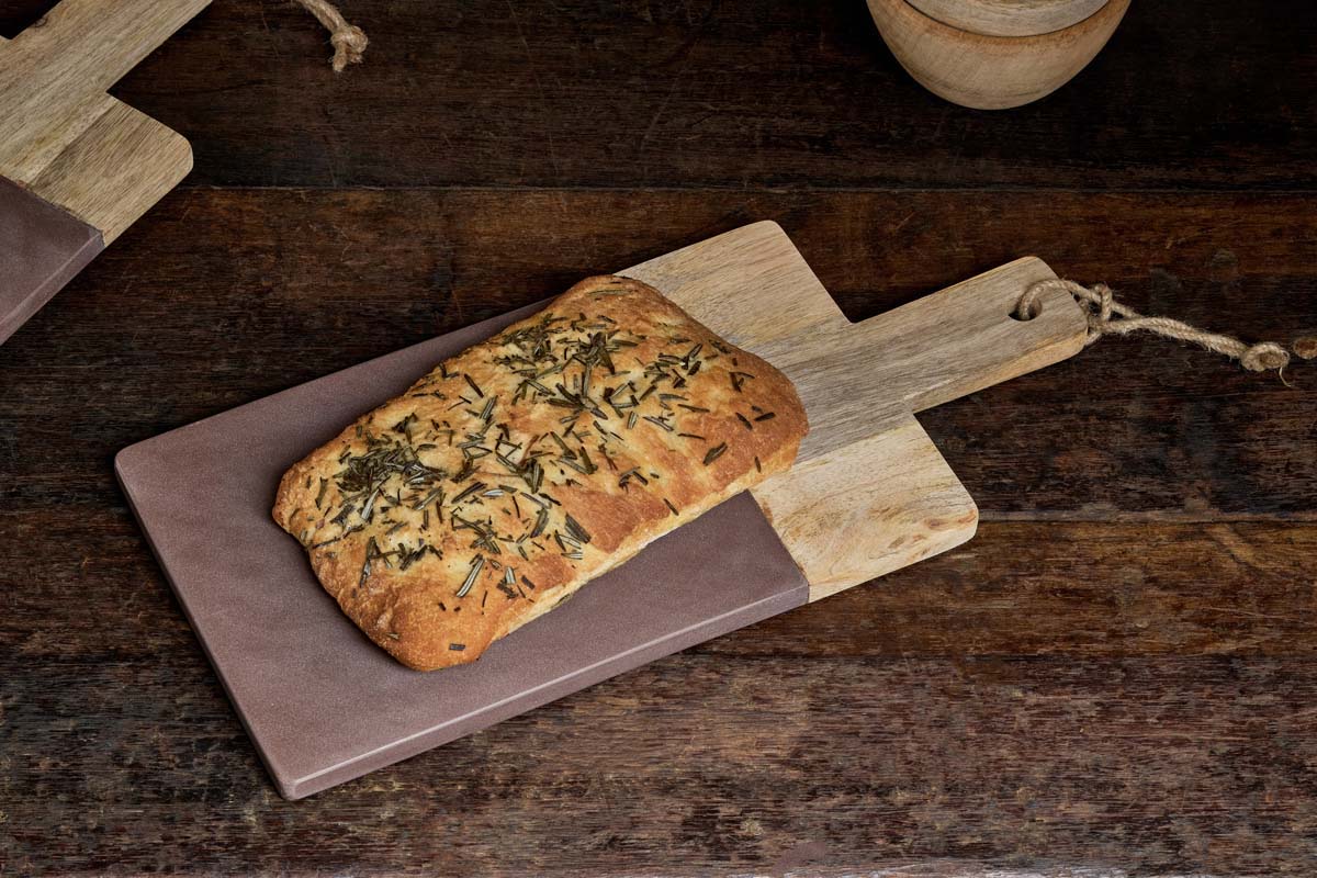 Panneau en bois et pierre de manguier Cassia - Naturel