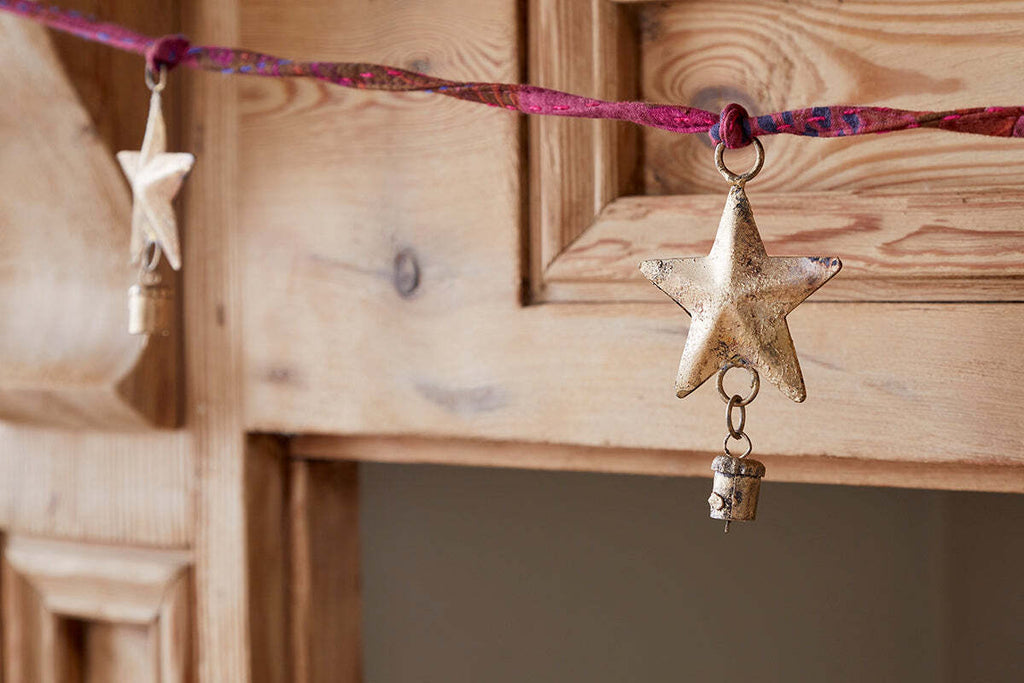 Guirlande d'étoiles Didi - Laiton antique