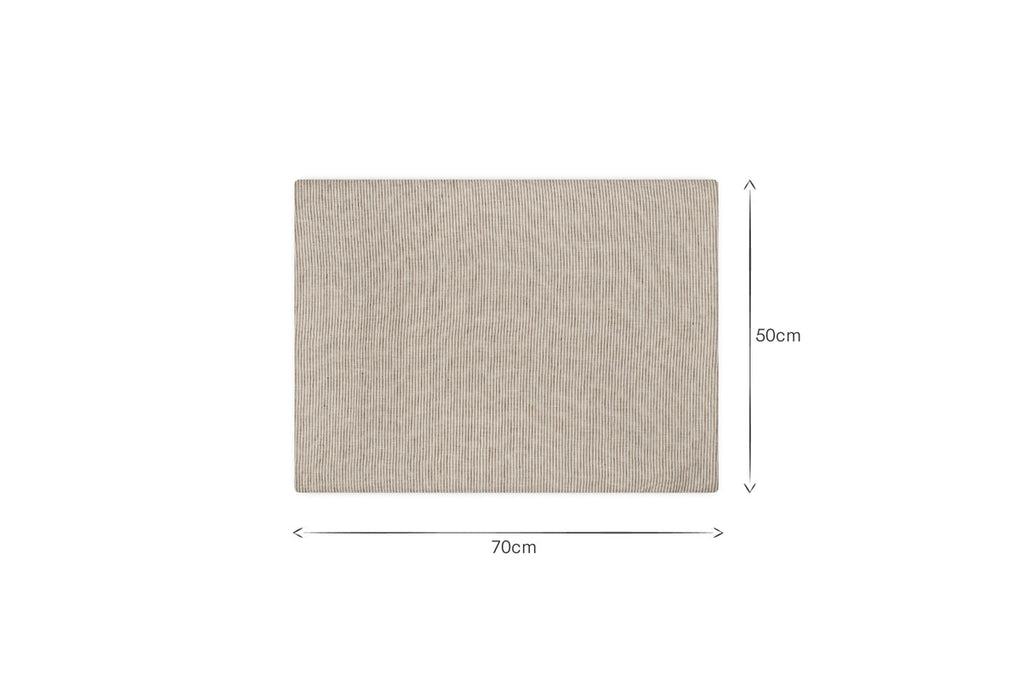 Taies d'oreiller Borba en chanvre et coton pour femme au foyer - Espresso