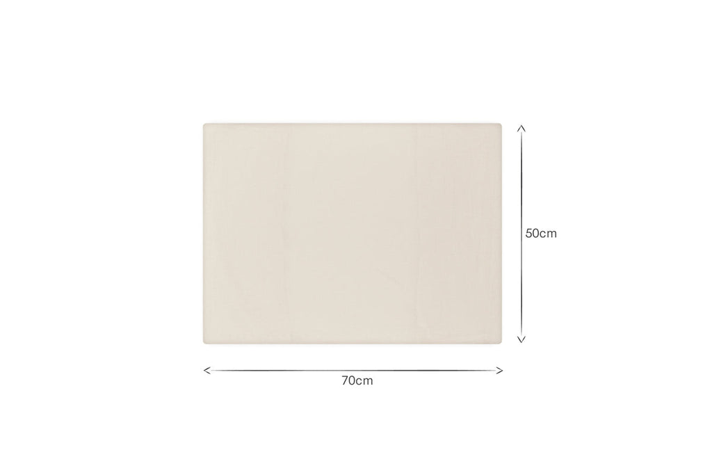 Taies d'oreiller Cela en chanvre et coton naturel