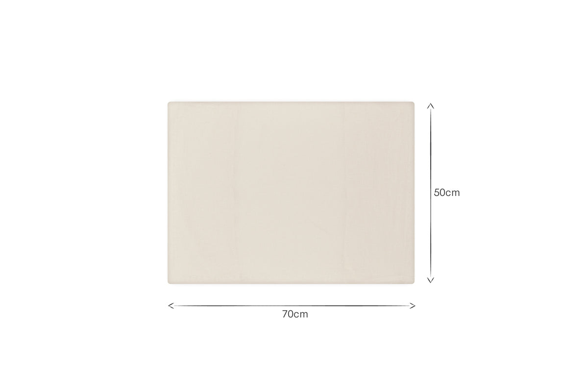 Taies d'oreiller Cela en chanvre et coton naturel