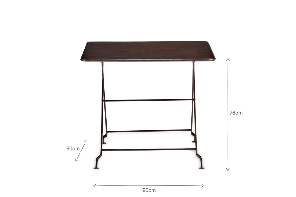 Table de bistro en fer Ekete - Grande