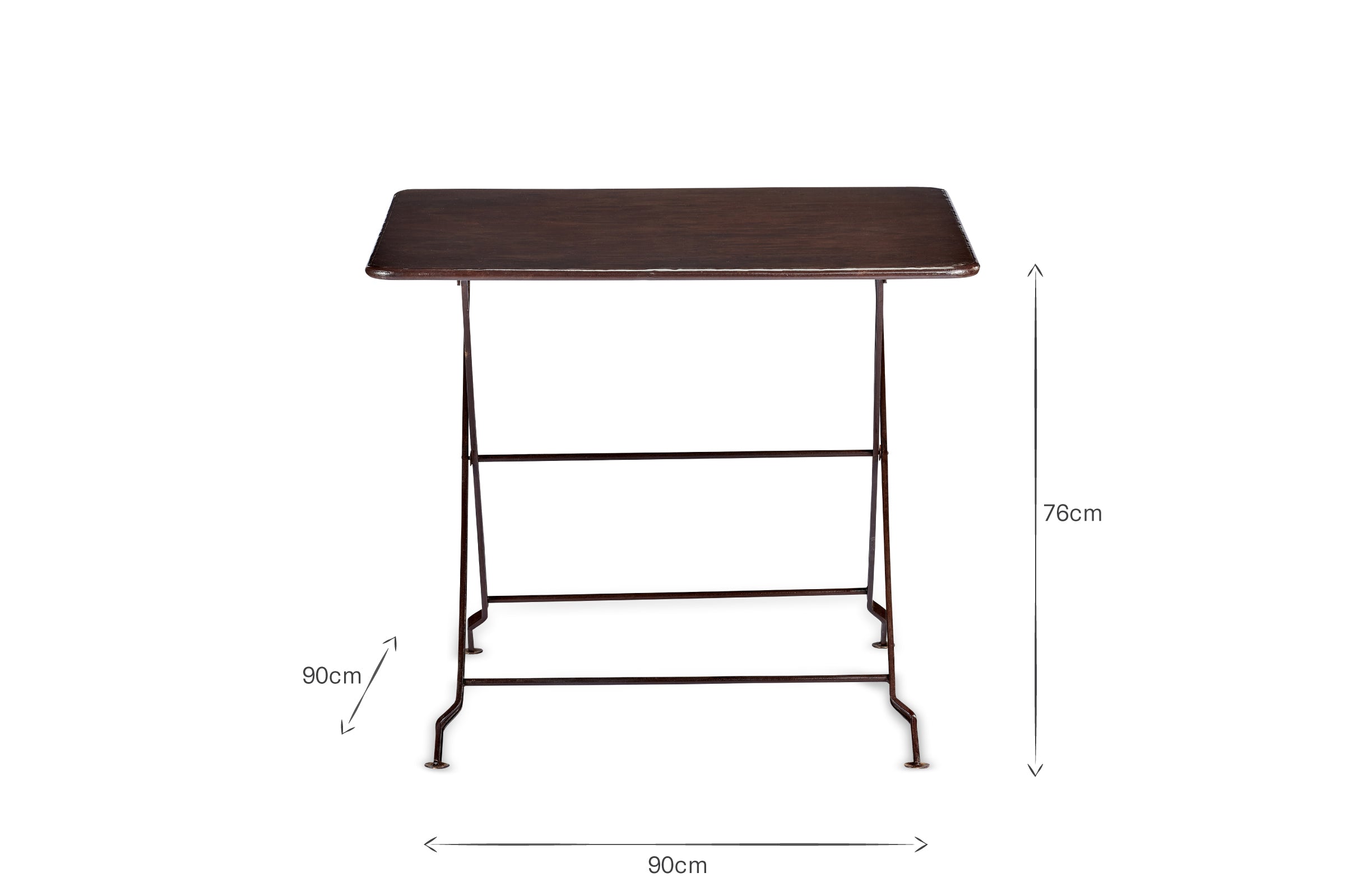 Table de bistro en fer Ekete - Grande