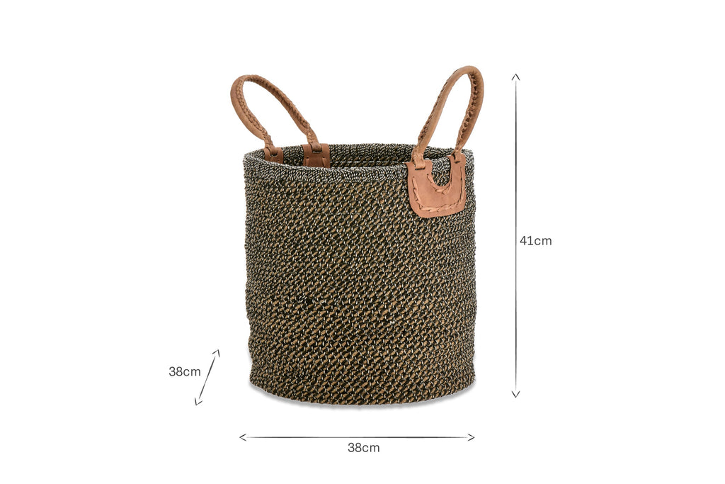 Panier à spirale Indra - Charbon