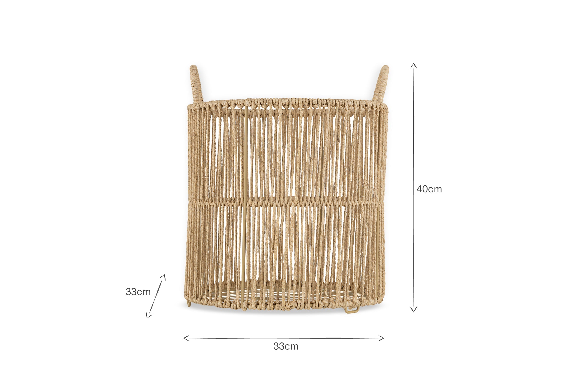 Panier en jute Kanika - Naturel