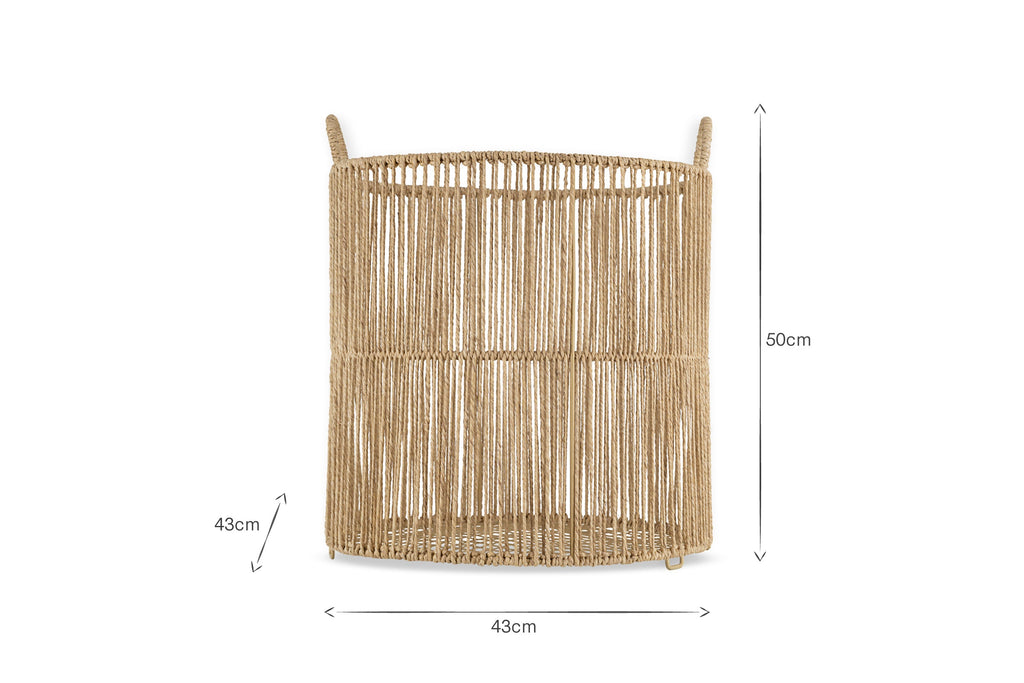 Panier en jute Kanika - Naturel