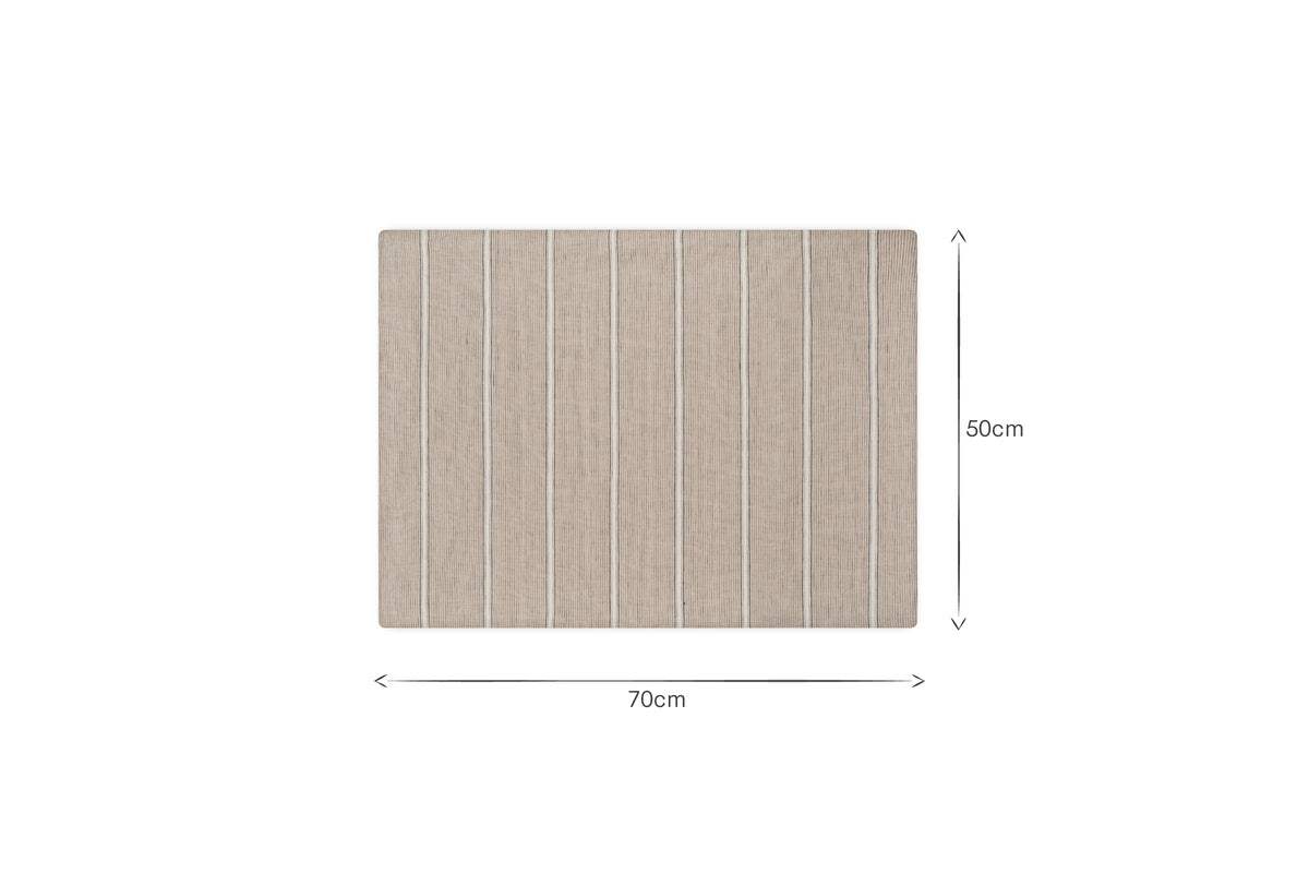 Taies d'oreiller Mora en chanvre et coton - Gris pierre