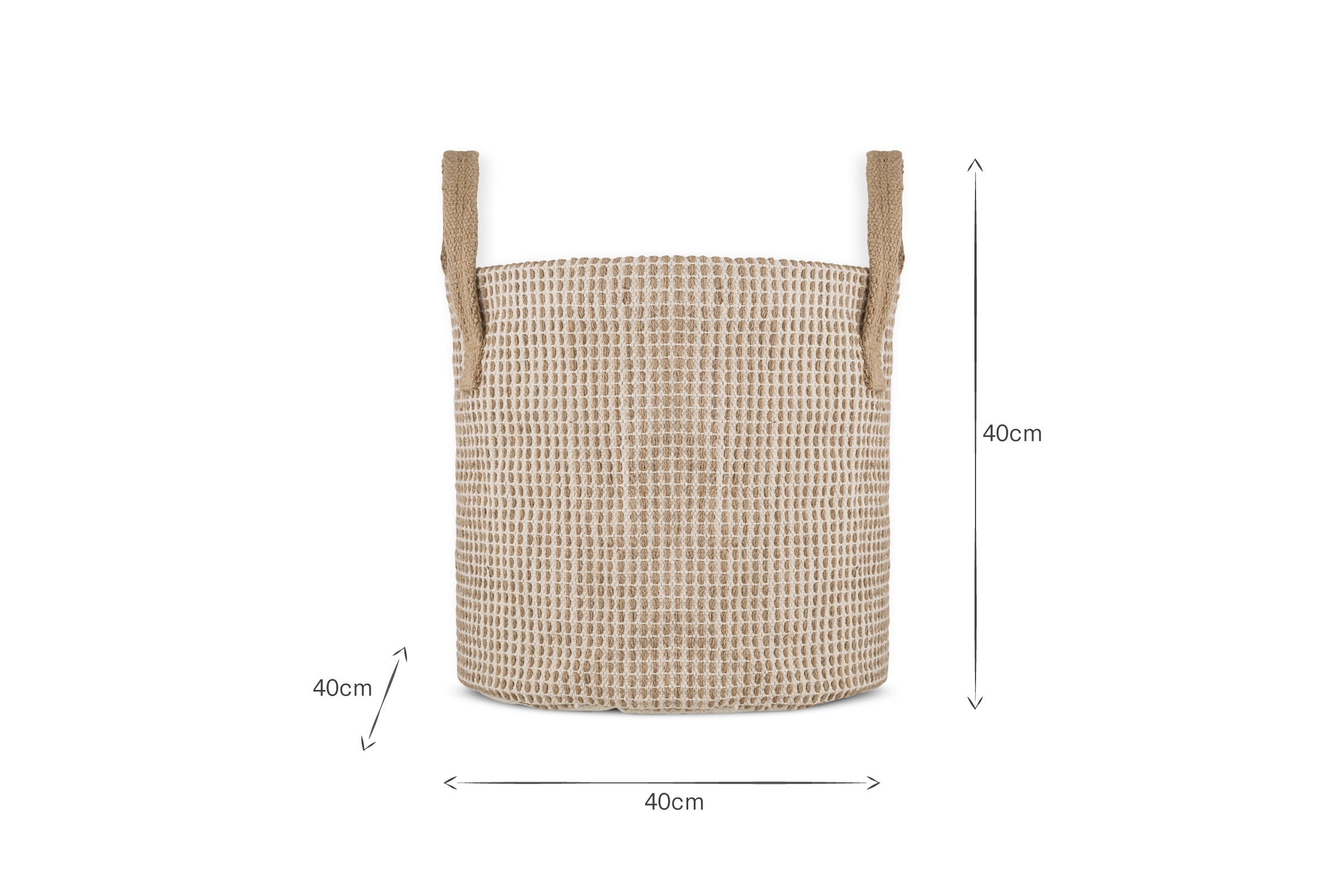 Panier Rohia - Naturel &amp; Crème