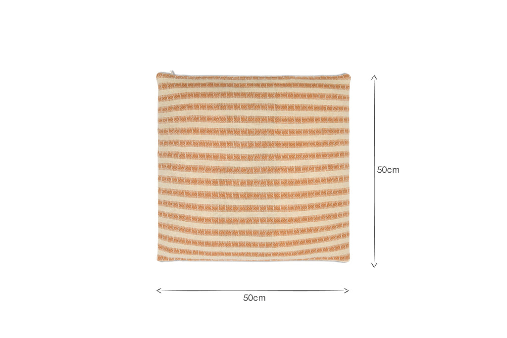 Housse de coussin en laine Sanval - Rouille