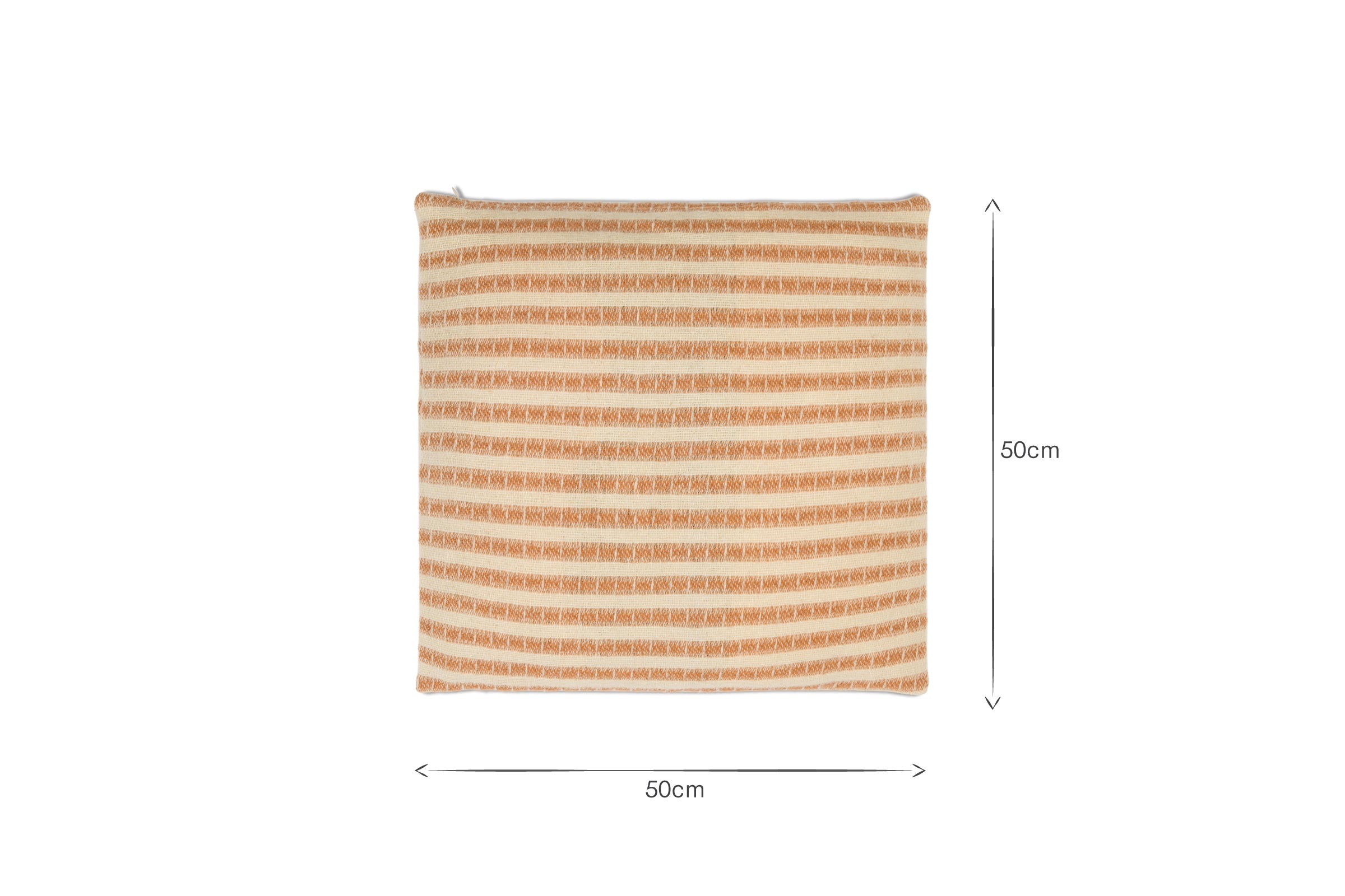 Housse de coussin en laine Sanval - Rouille