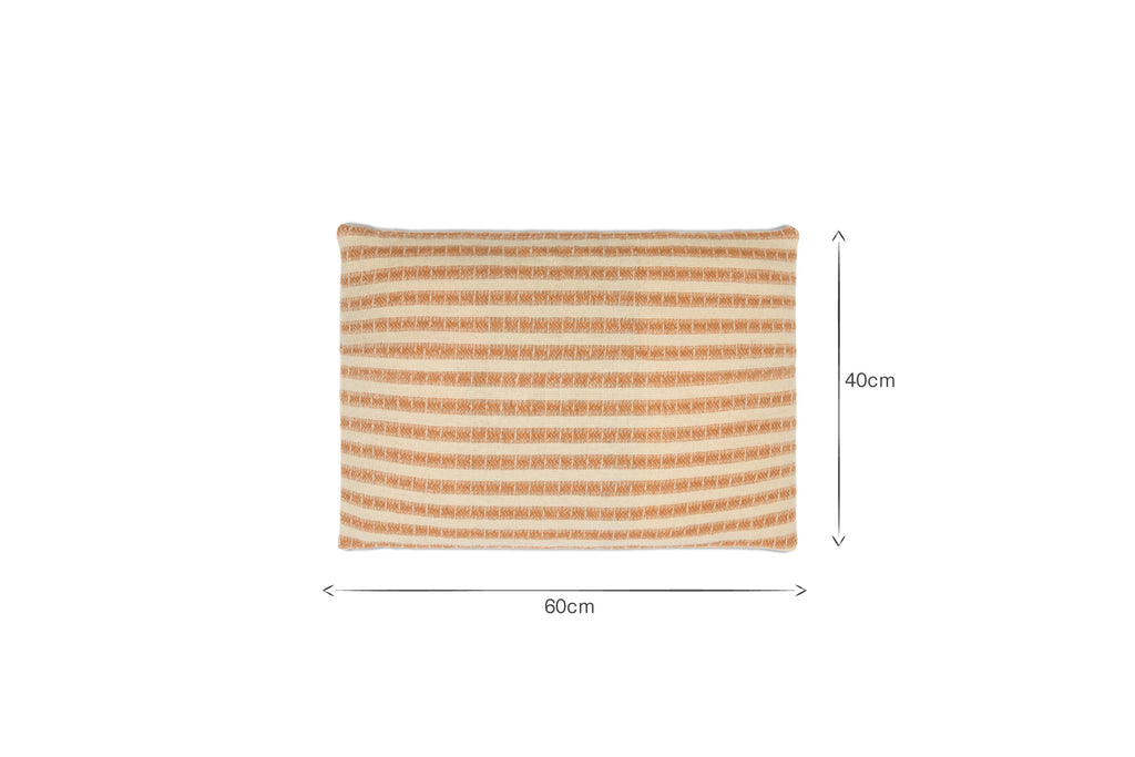 Housse de coussin en laine Sanval - Rouille