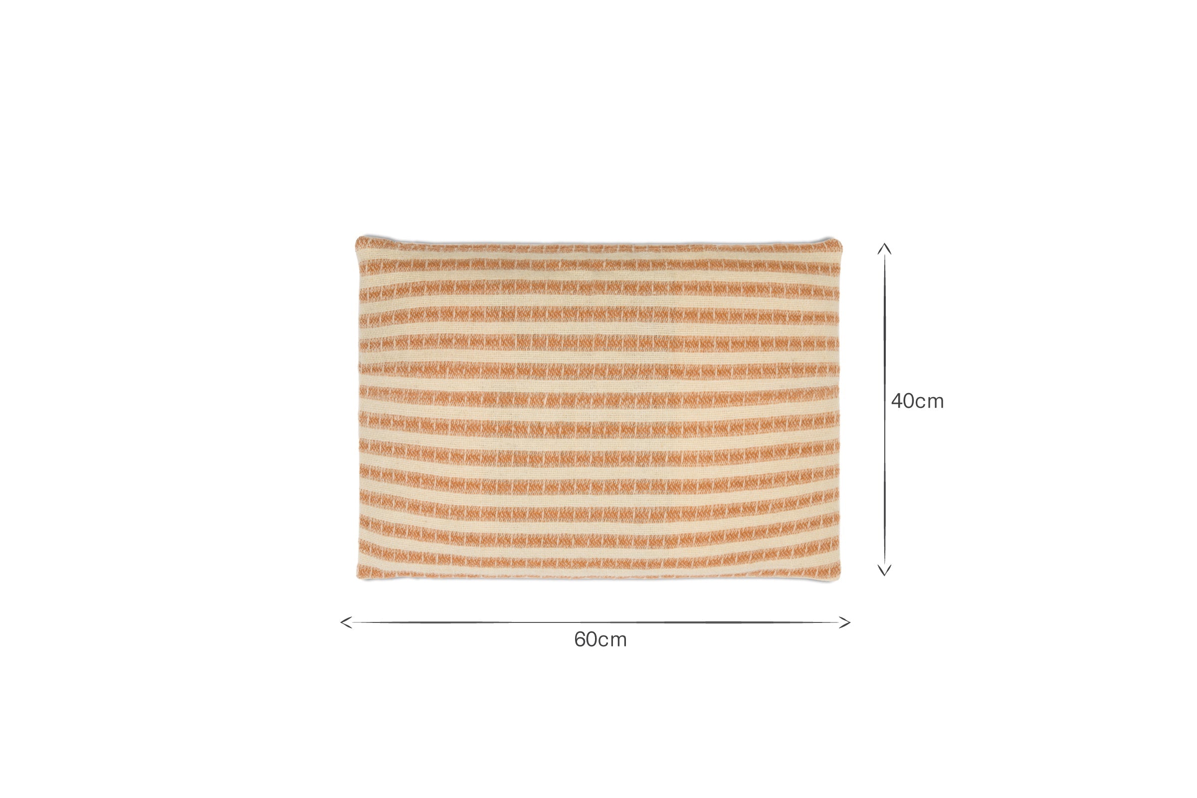 Housse de coussin en laine Sanval - Rouille