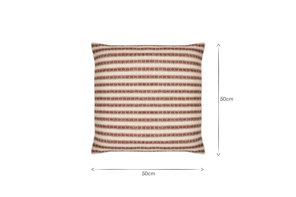 Housse de coussin en laine Sanval - Bordeaux