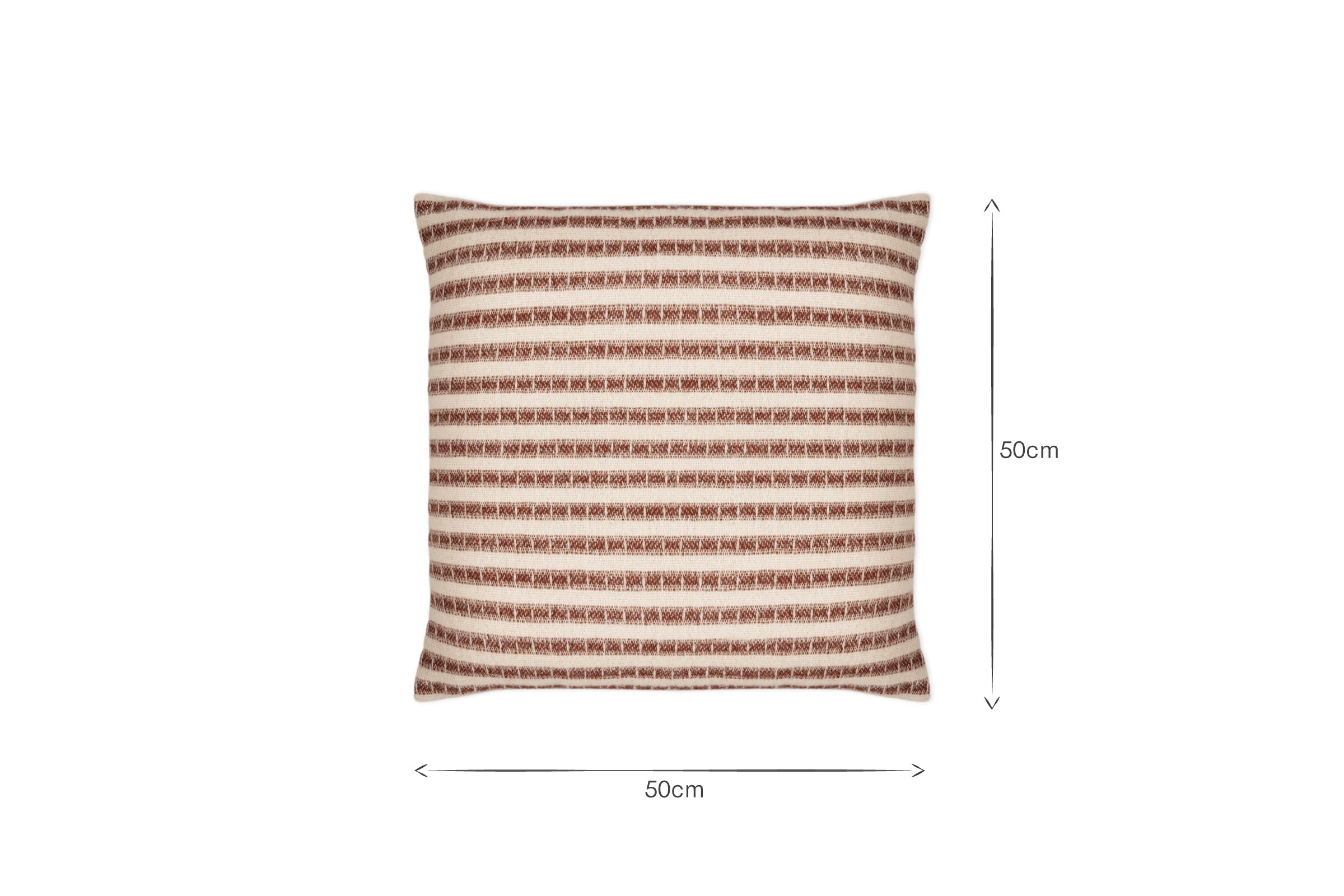 Housse de coussin en laine Sanval - Bordeaux